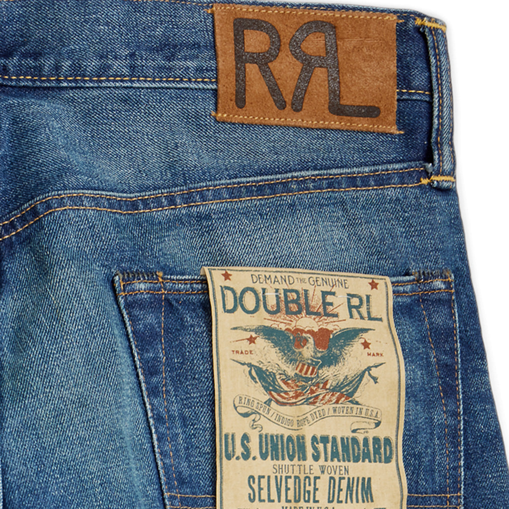 Double RL : VINTAGE 5-POCKET GRANDFALLS JEAN
