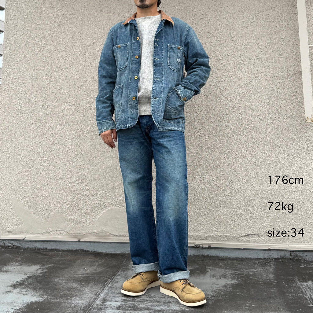 Double RL : VINTAGE 5-POCKET GRANDFALLS JEAN