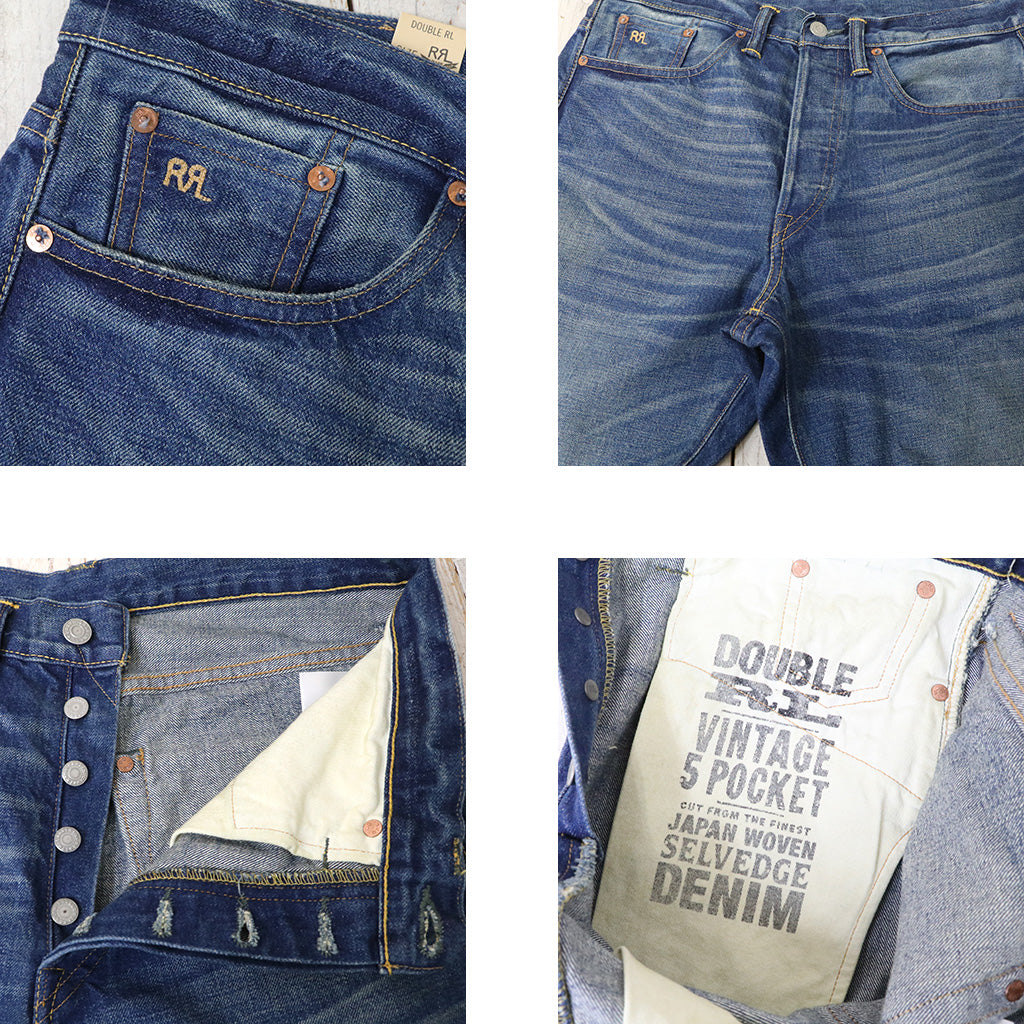 Double RL : VINTAGE 5-POCKET GRANDFALLS JEAN