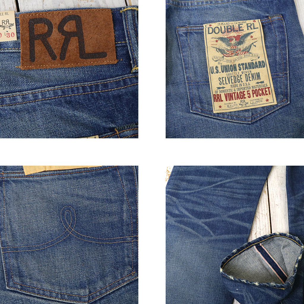 Double RL : VINTAGE 5-POCKET GRANDFALLS JEAN