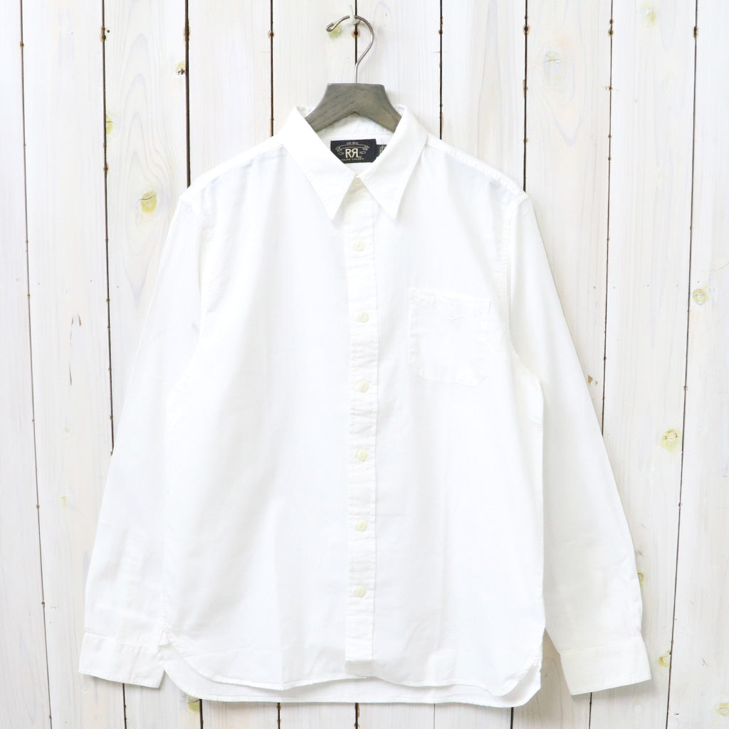 Double RL : TWILL WORK SHIRT (WHITE)