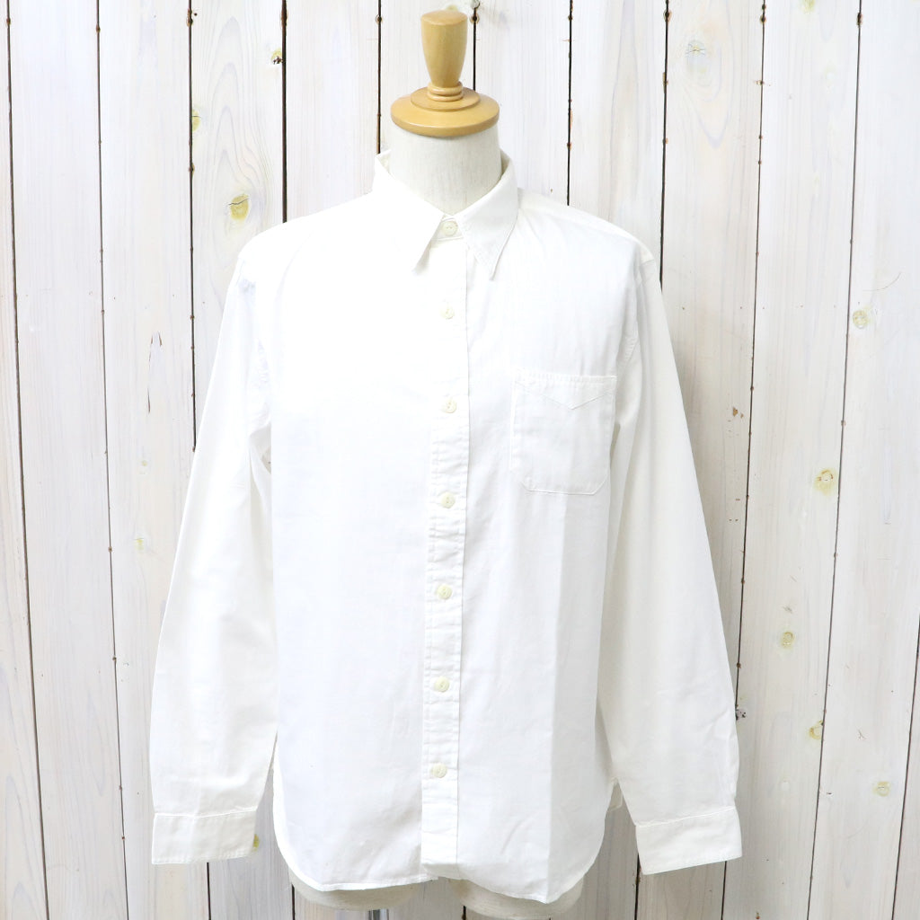 Double RL : TWILL WORK SHIRT (WHITE)