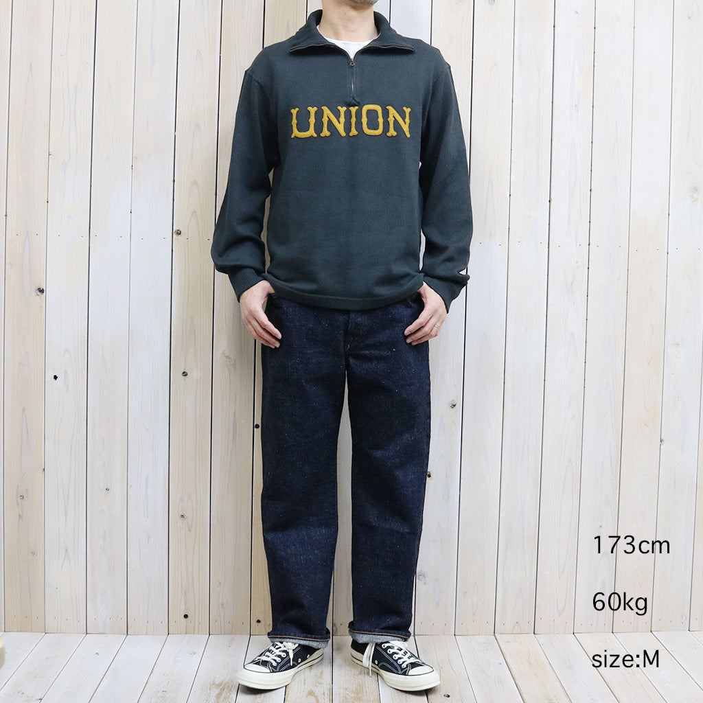 Double RL『APPLIQUED JERSEY QUARTER-ZIP PULLOVER』