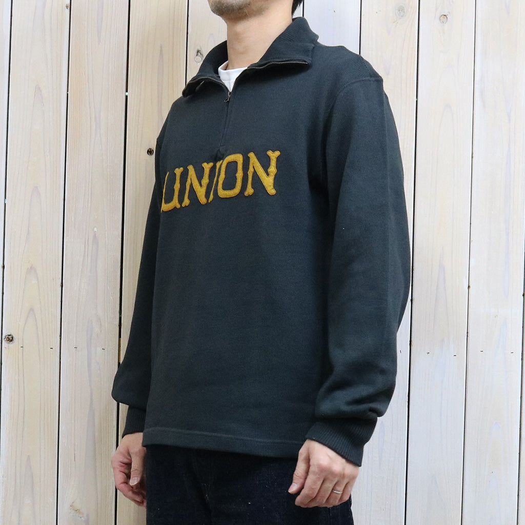 Double RL『APPLIQUED JERSEY QUARTER-ZIP PULLOVER』