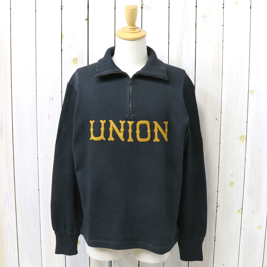 Double RL『APPLIQUED JERSEY QUARTER-ZIP PULLOVER』