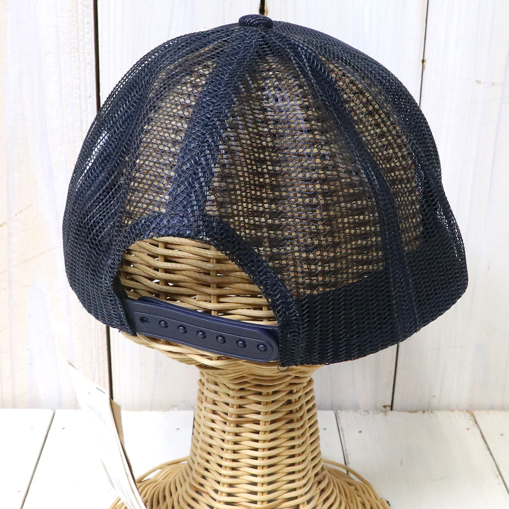 Double RL : DENIM-BILL MESH TRUCKER CAP (NAVY)