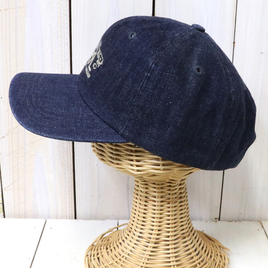 Double RL : RANCH LOGO DENIM BALL CAP (BLUE)