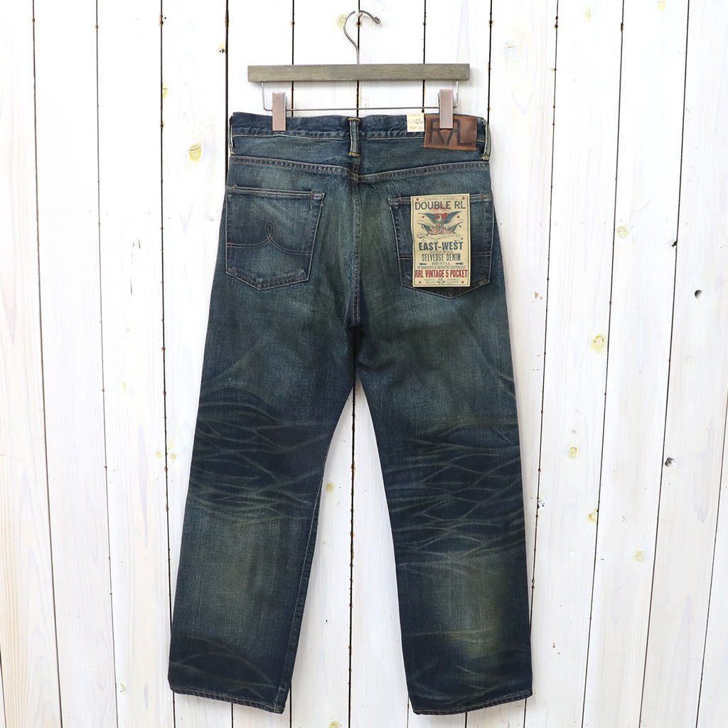 Double RL : VINTAGE 5-POCKET SELVEDGE JEAN (GIVINS WASH)