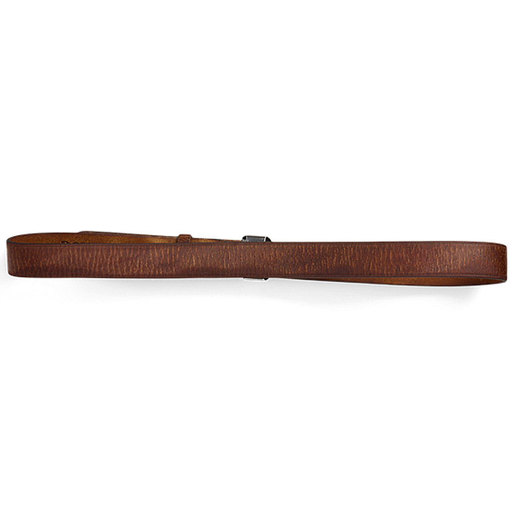 Double RL : SLIDER BUCKLE LEATHER BELT (BROWN)