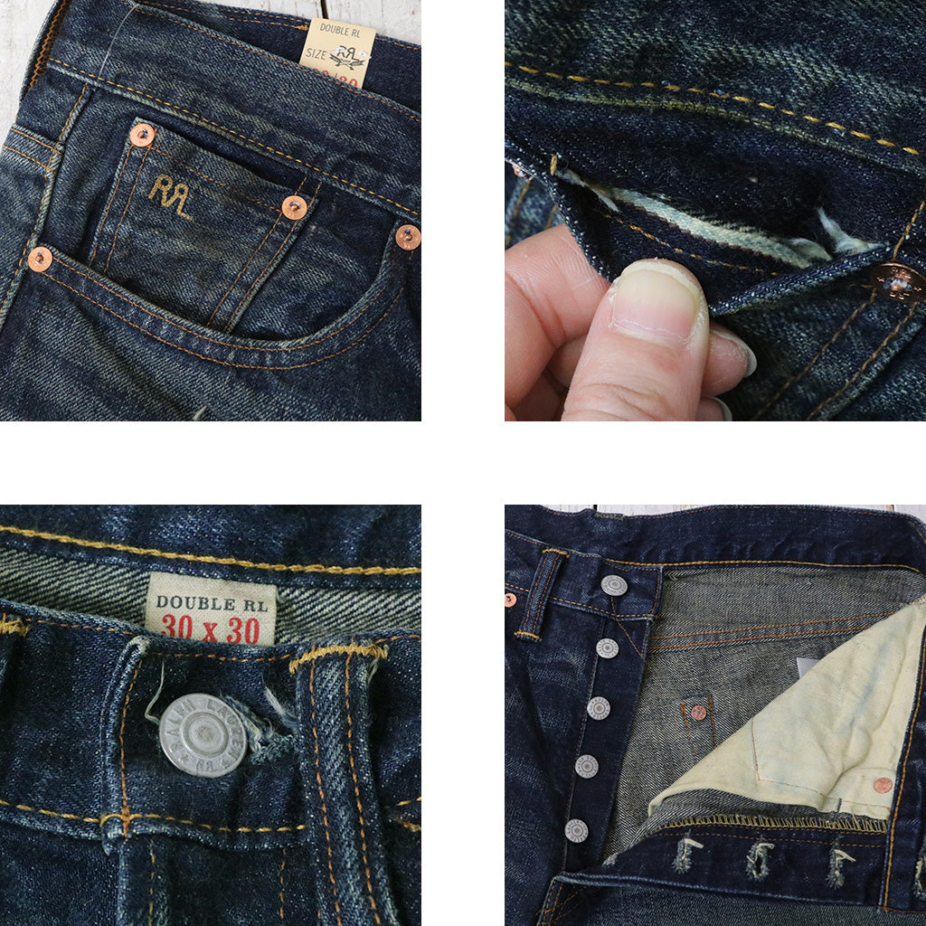 Double RL : VINTAGE 5-POCKET SELVEDGE JEAN (GIVINS WASH)