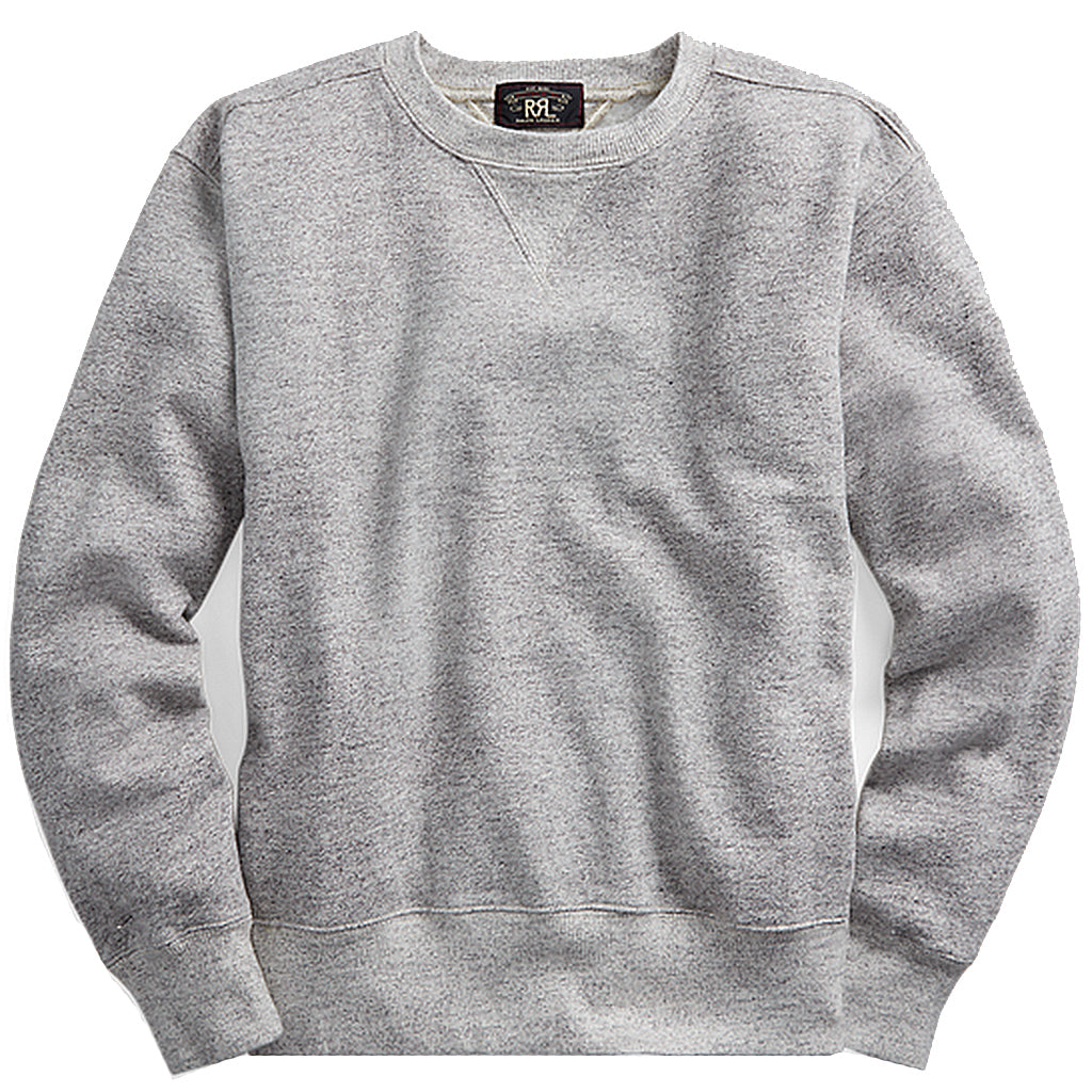 Double RL『FLEECE CREWNECK SWEAT』(ATHLETIC GREY HEATHER)