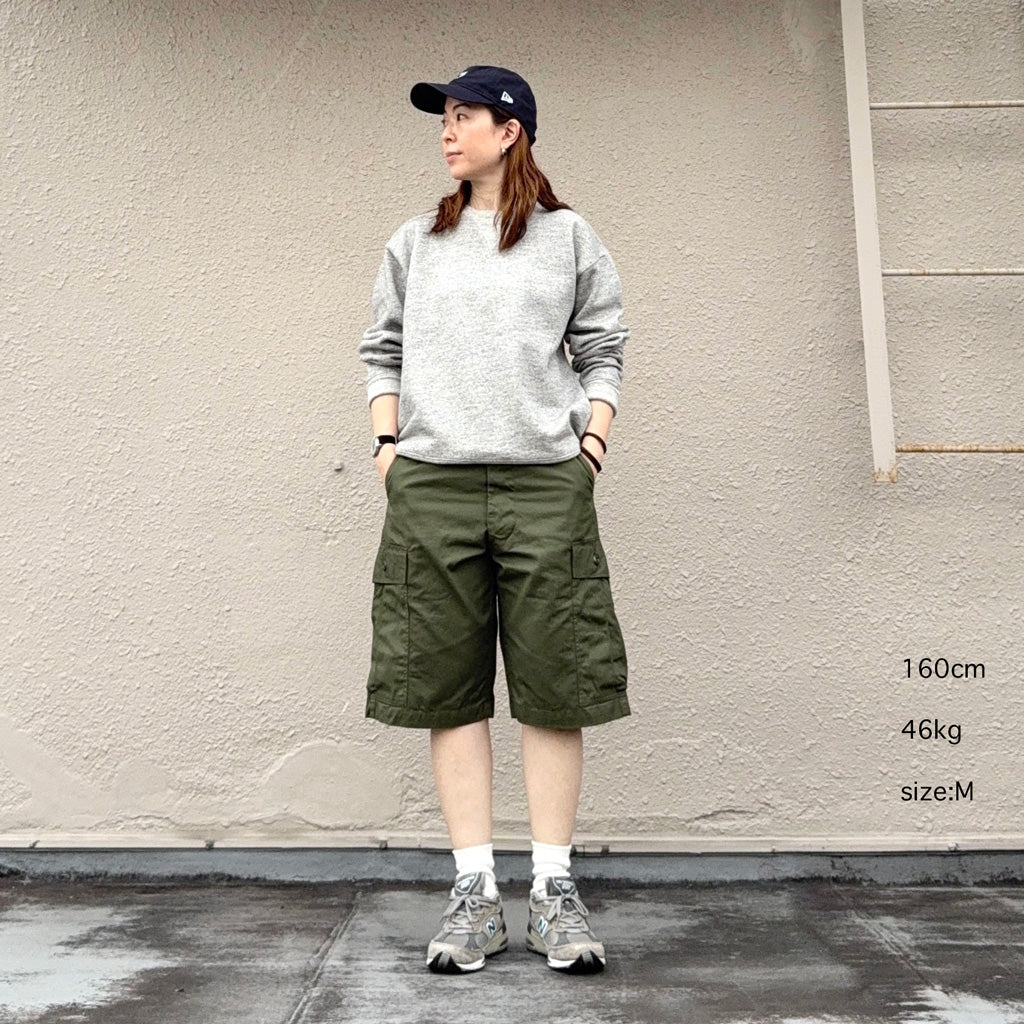 Double RL : FLEECE CREWNECK SWEAT (ATHLETIC GREY HEATHER)