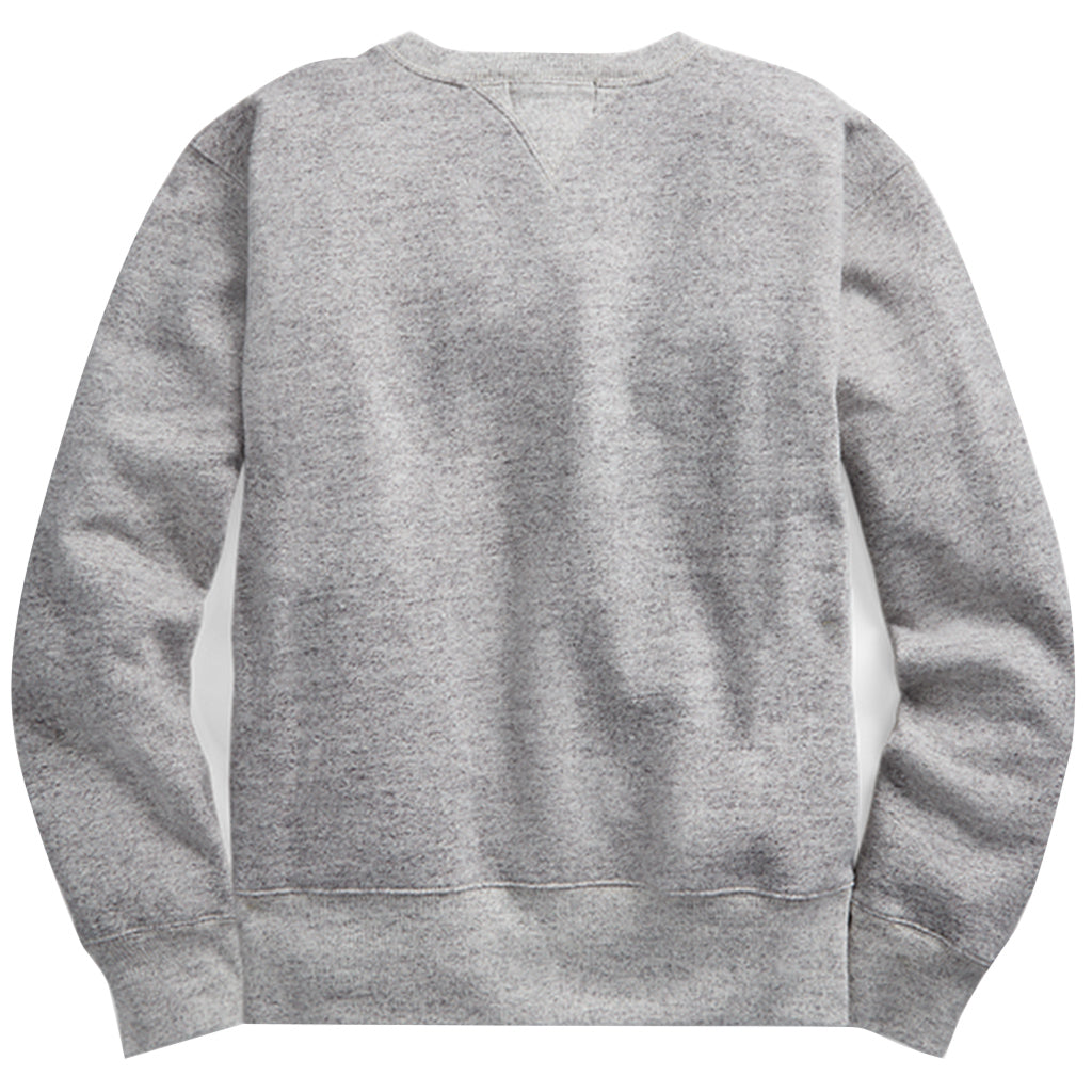 Double RL : FLEECE CREWNECK SWEAT (ATHLETIC GREY HEATHER)