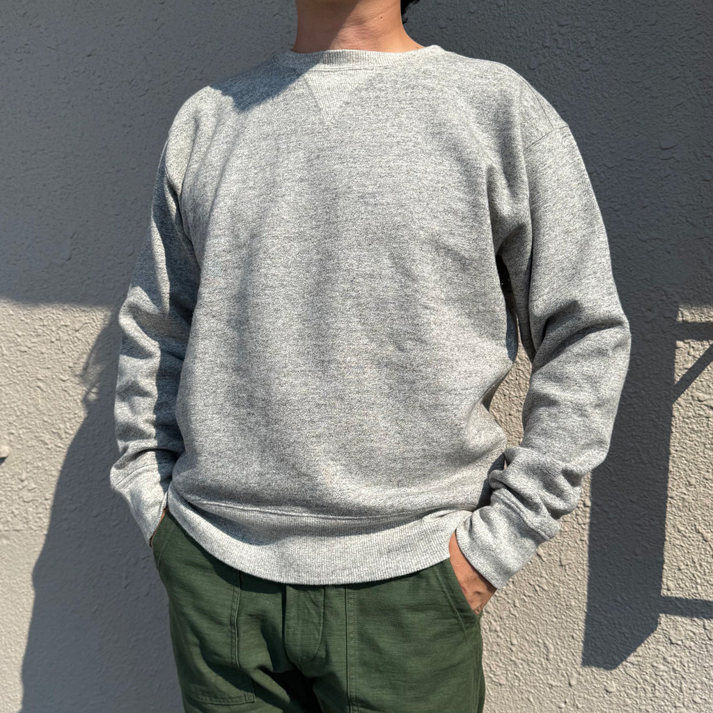 Double RL : FLEECE CREWNECK SWEAT (ATHLETIC GREY HEATHER)