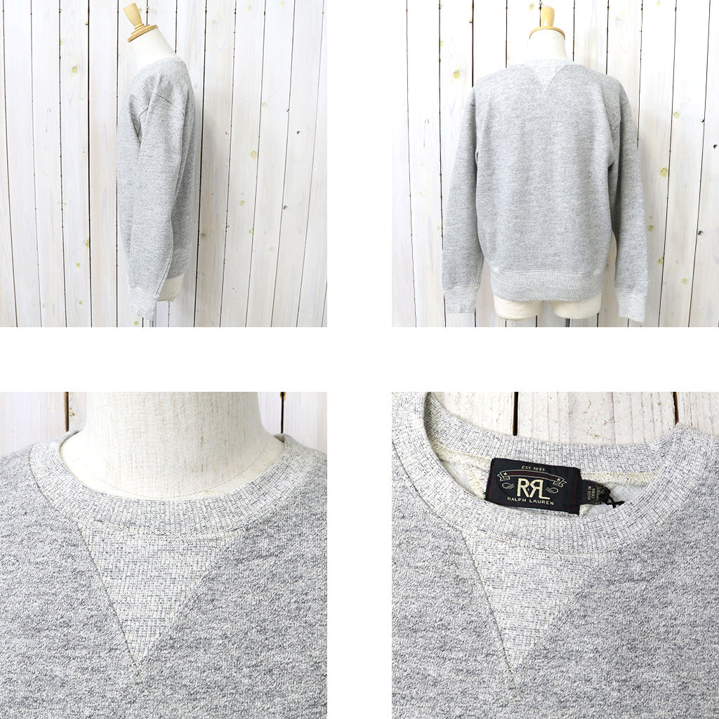 Double RL : FLEECE CREWNECK SWEAT (ATHLETIC GREY HEATHER)