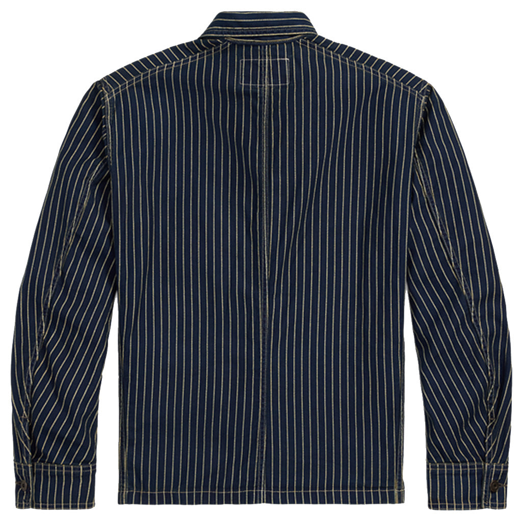 Double RL『INDIGO DOTSTRIPE TWILL ENGINEER COAT』(NAVY)