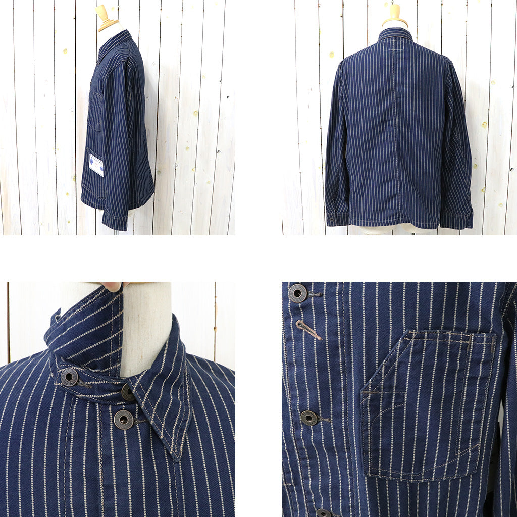 Double RL『INDIGO DOTSTRIPE TWILL ENGINEER COAT』(NAVY)