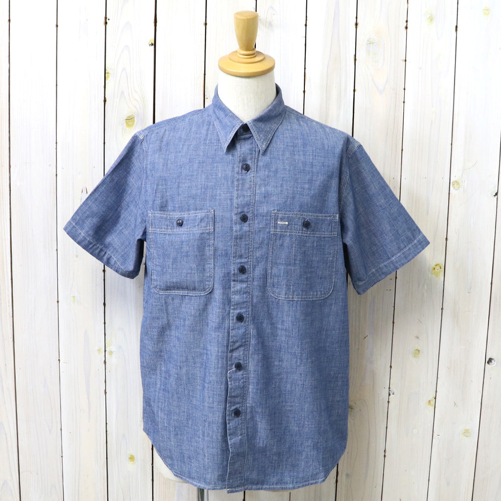 Double RL : INDIGO CHAMBRAY WORK SHIRT