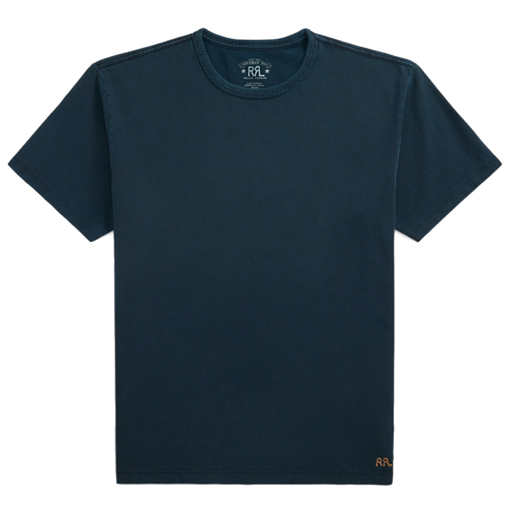 Double RL『RELAXED FIT HEAVYWEIGHT JERSEY T-SHIRT』(NAVY)