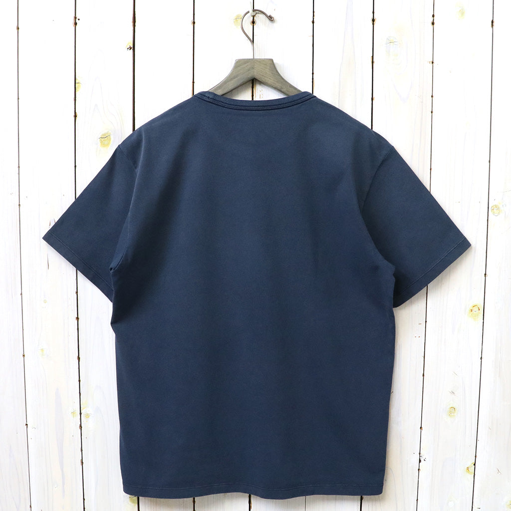 Double RL : RELAXED FIT HEAVYWEIGHT JERSEY T-SHIRT (NAVY)