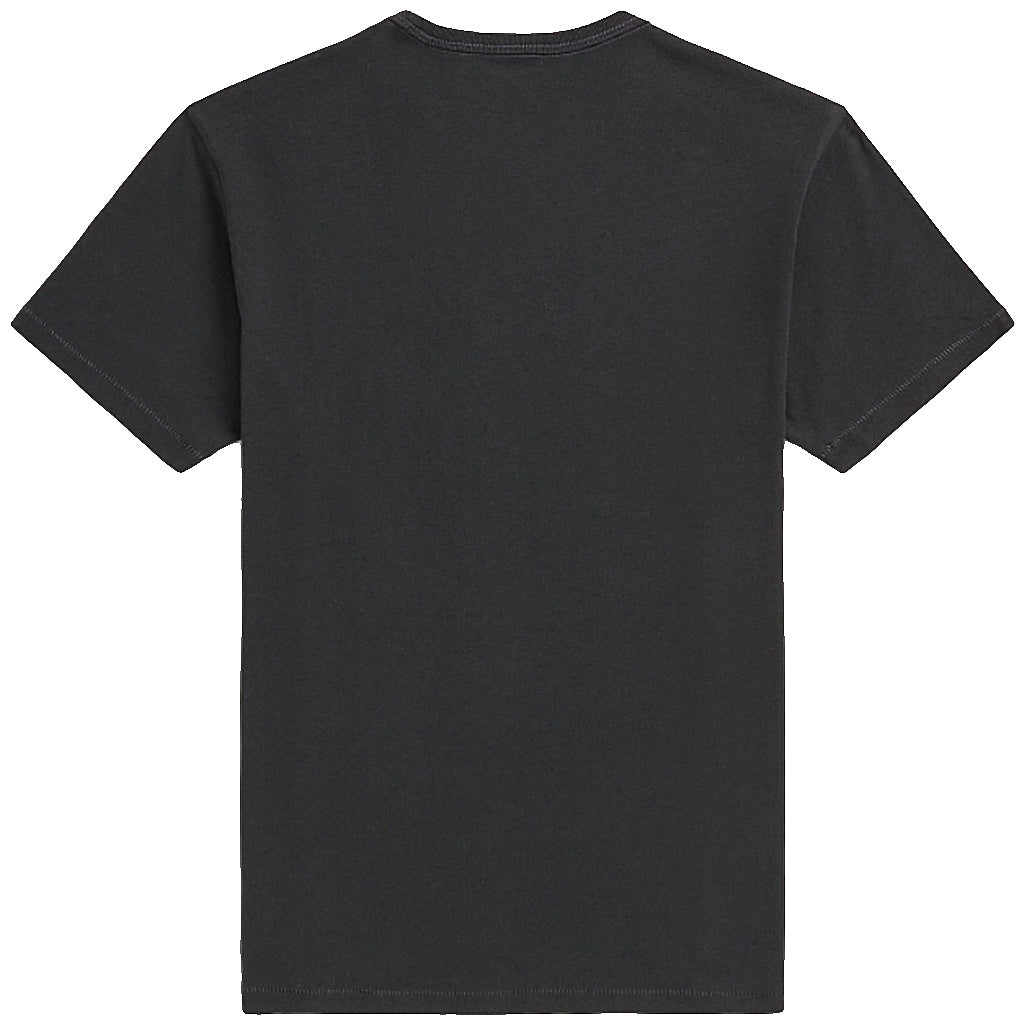Double RL : LOGO COTTON-HEMP JERSEY T-SHIRT (BLACK)