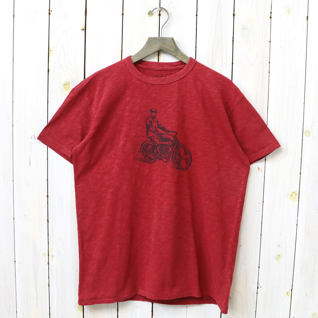 Double RL『SLUB JERSEY GRAPHIC T-SHIRT』(VINTAGE BURGUNDY)