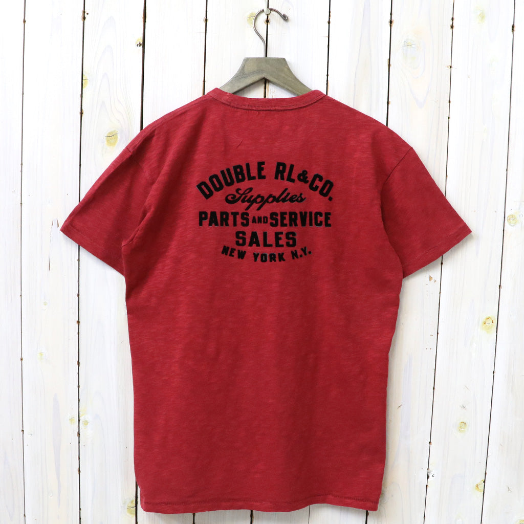 Double RL『SLUB JERSEY GRAPHIC T-SHIRT』(VINTAGE BURGUNDY)