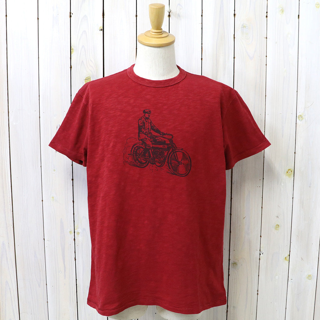 Double RL『SLUB JERSEY GRAPHIC T-SHIRT』(VINTAGE BURGUNDY)