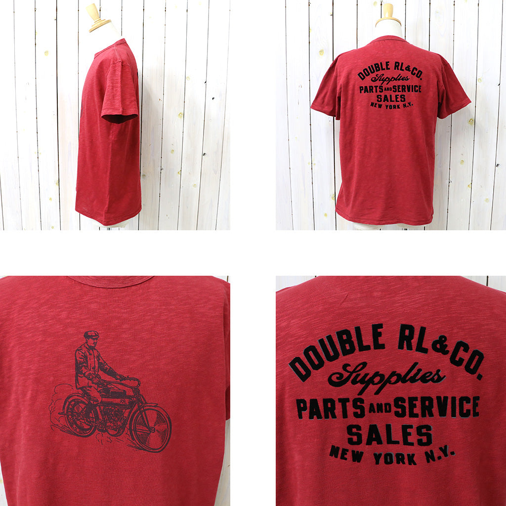 Double RL『SLUB JERSEY GRAPHIC T-SHIRT』(VINTAGE BURGUNDY)