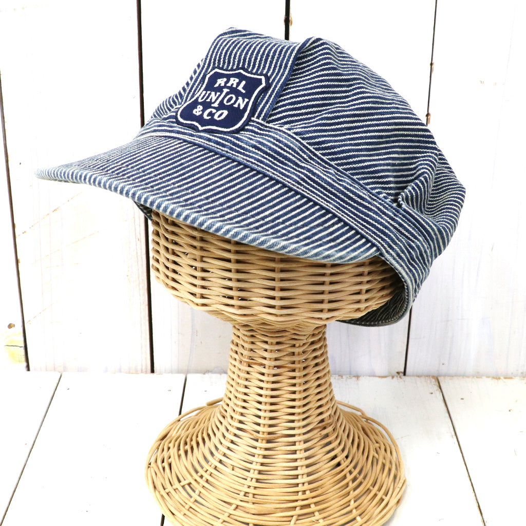 Double RL : STRIPED PIQUE RAILMAN CAP