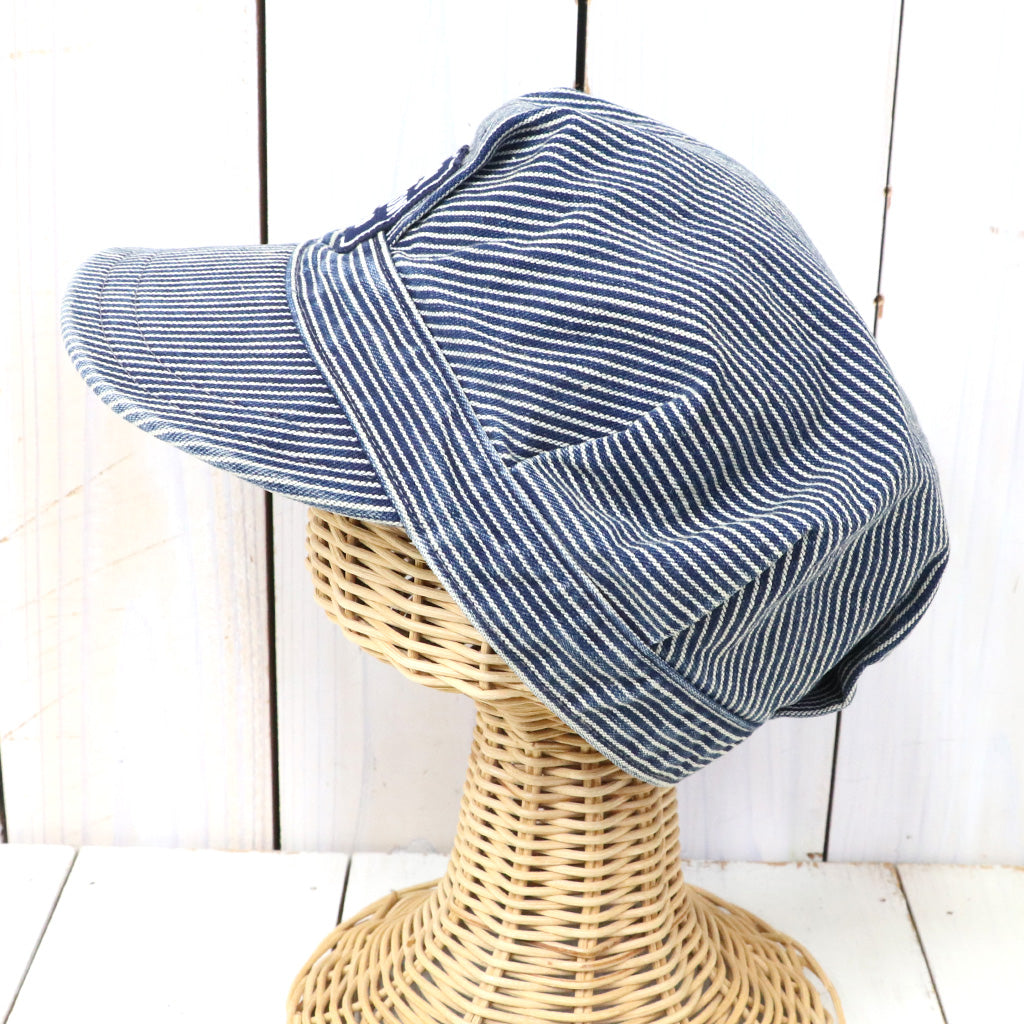 Double RL : STRIPED PIQUE RAILMAN CAP