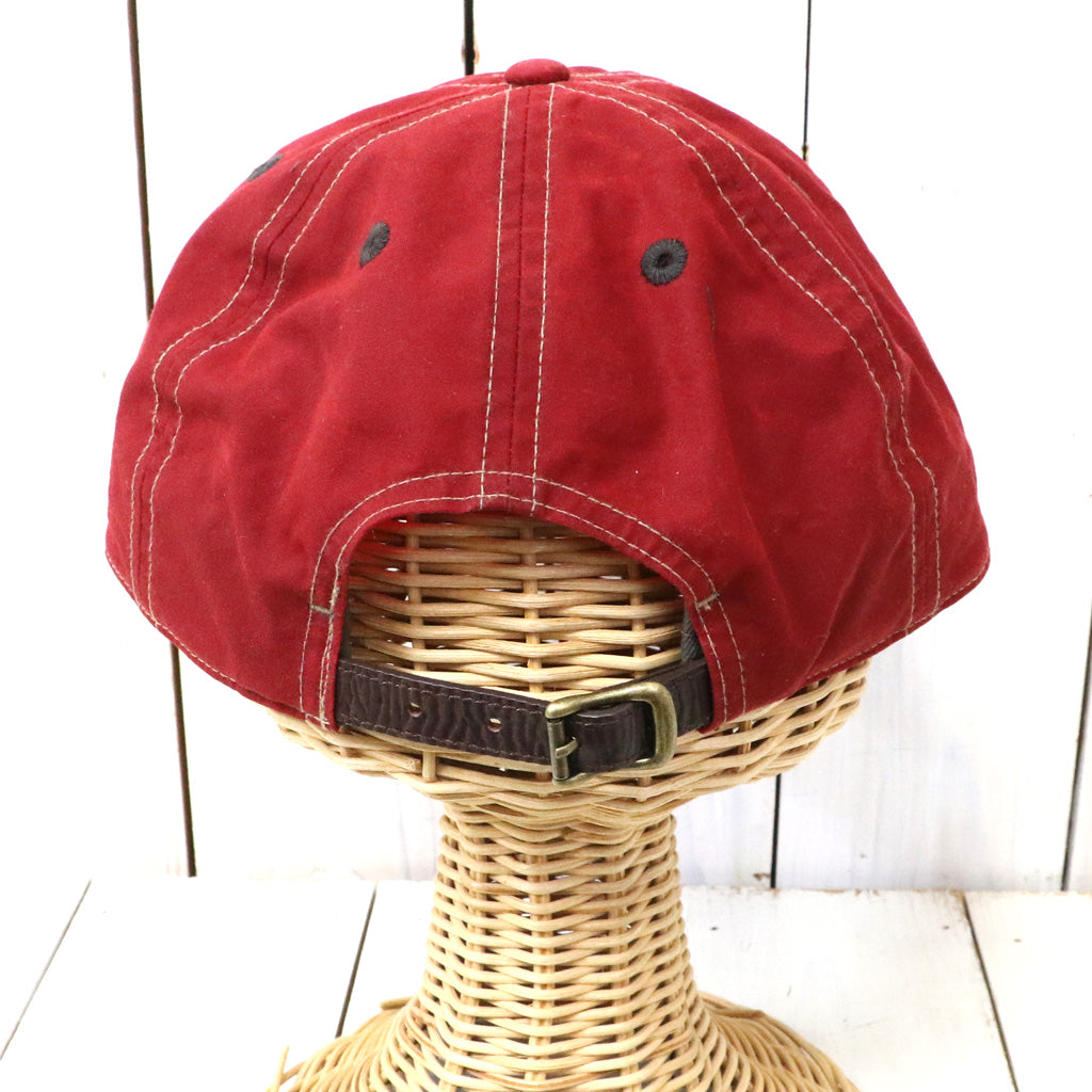 Double RL : CORDUROY-BILL OILCLOTH BALL CAP (RED)