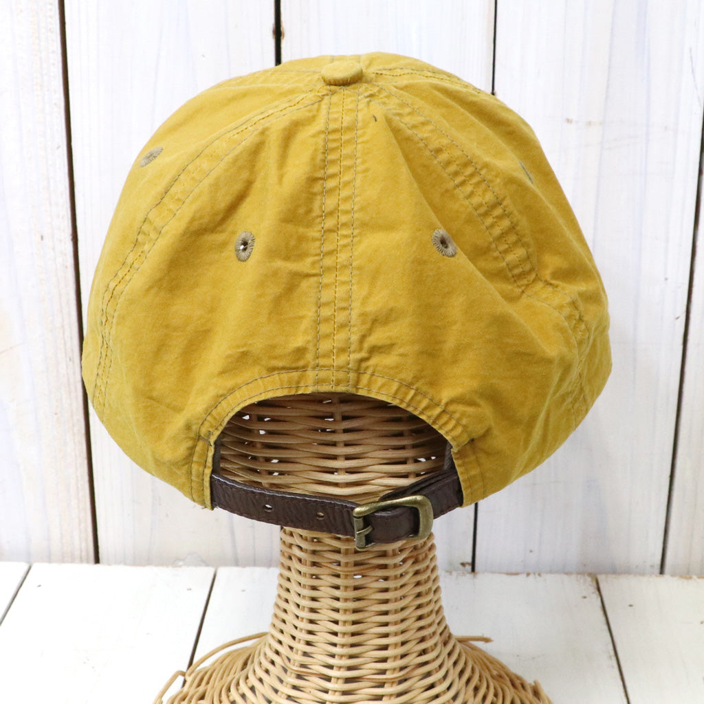 Double RL : CORDUROY-BILL OILCLOTH BALL CAP (YELLOW)