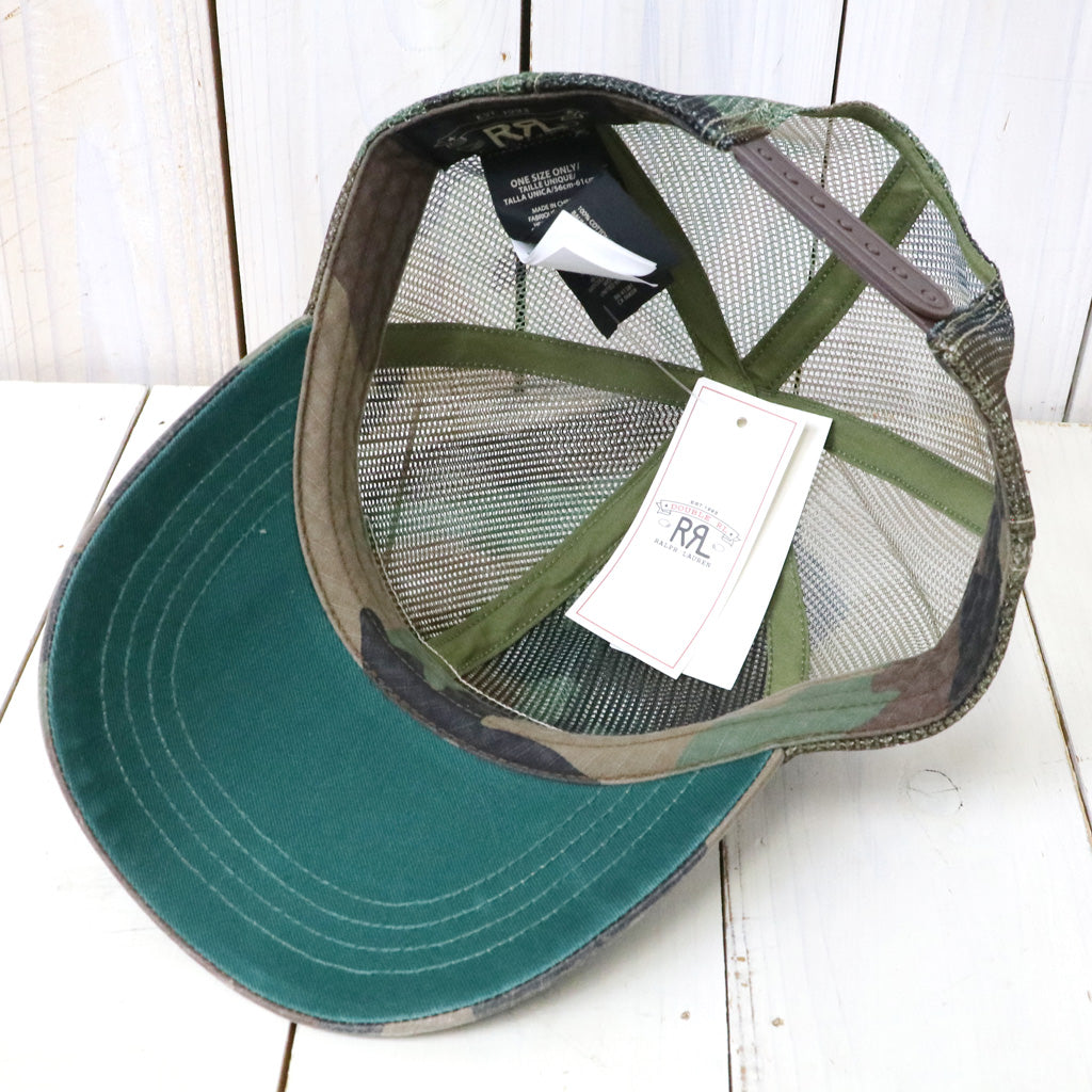 Double RL : FULL MESH TRUCKER CAP (GREEN)