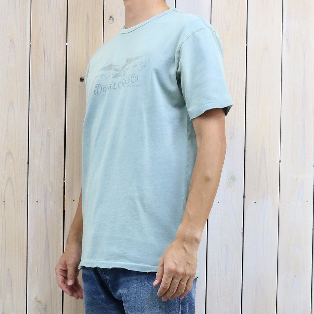 Double RL : DISTRESSED JERSEY GRAPHIC T-SHIRT (BLUE)
