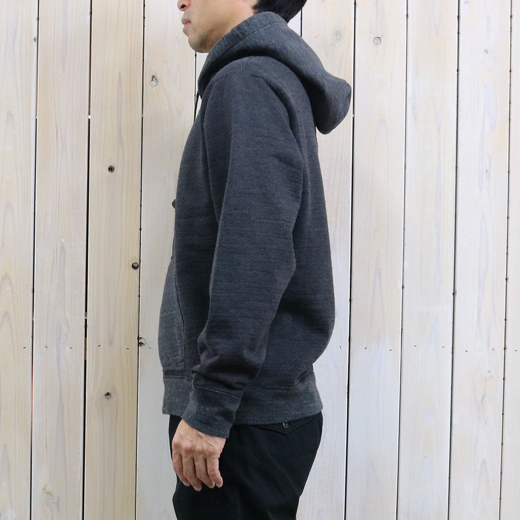 Double RL : FRENCH TERRY HOODIE (CHARCOAL)
