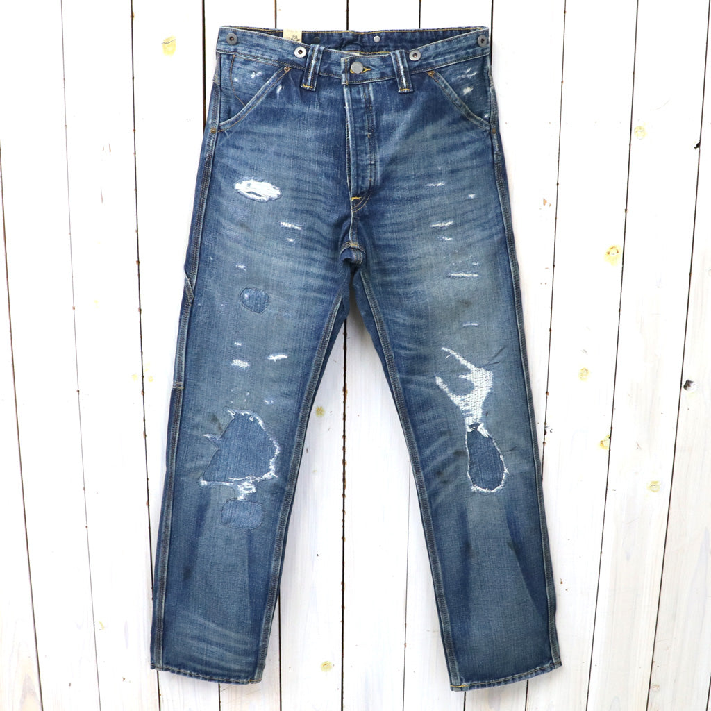 Double RL : STRAIGHT FIT BRAYTON  DISTRESSED JEANS