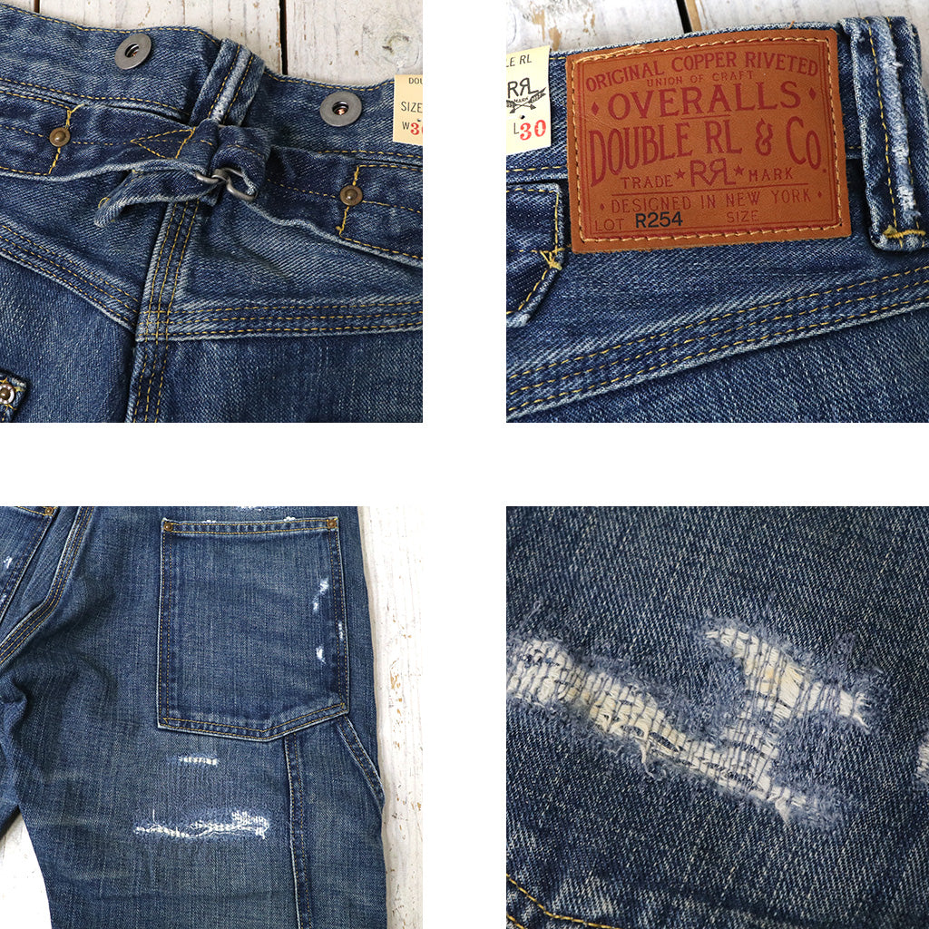 Double RL : STRAIGHT FIT BRAYTON  DISTRESSED JEANS