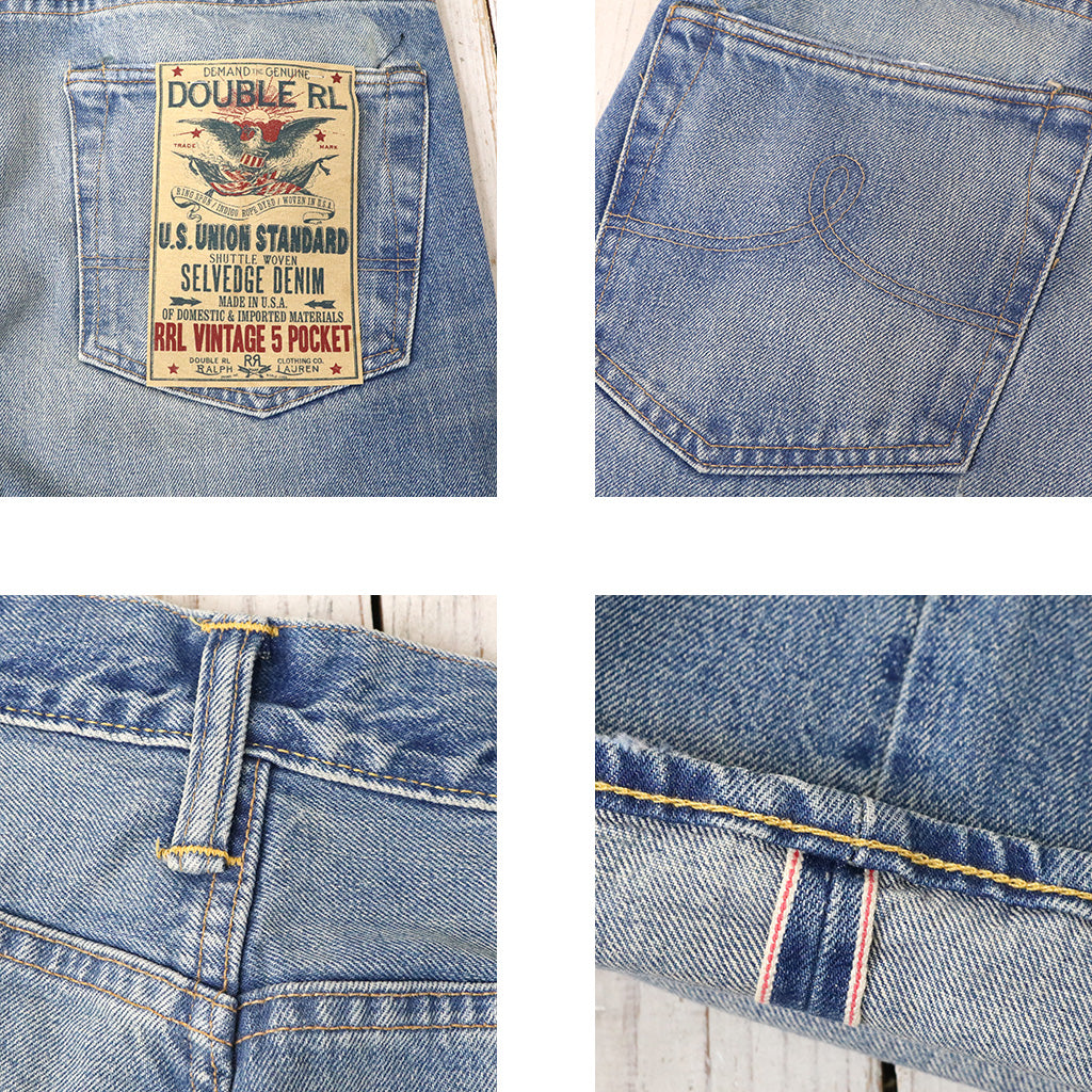 Double RL : VINTAGE 5-POCKET MIDLANDS SELVEDGE JEANS