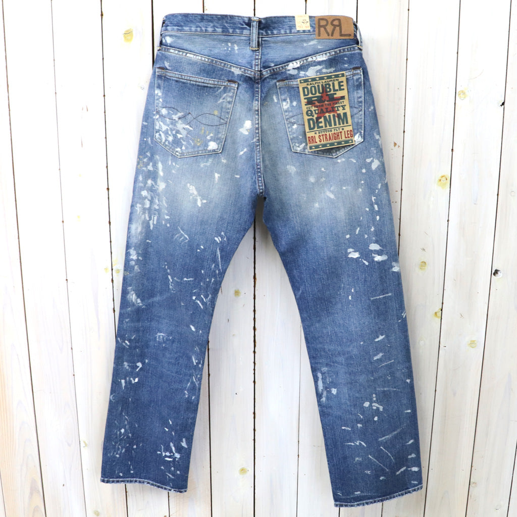 【SALE40%OFF】Double RL : STRAIGHT FIT FENIMORE DISTRESSED JEANS