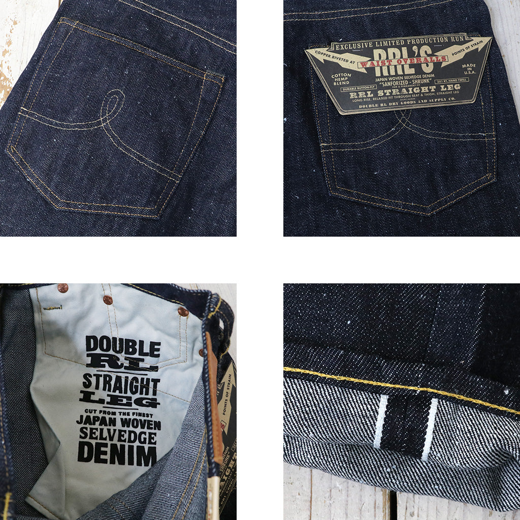 Double RL : LIMITED EDITION STRAIGHT RIGID JEAN