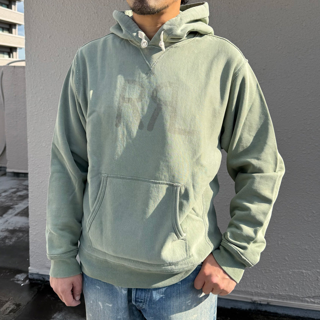 Double RL : Double RL RANCH LOGO HOODIE (FADED MINT)