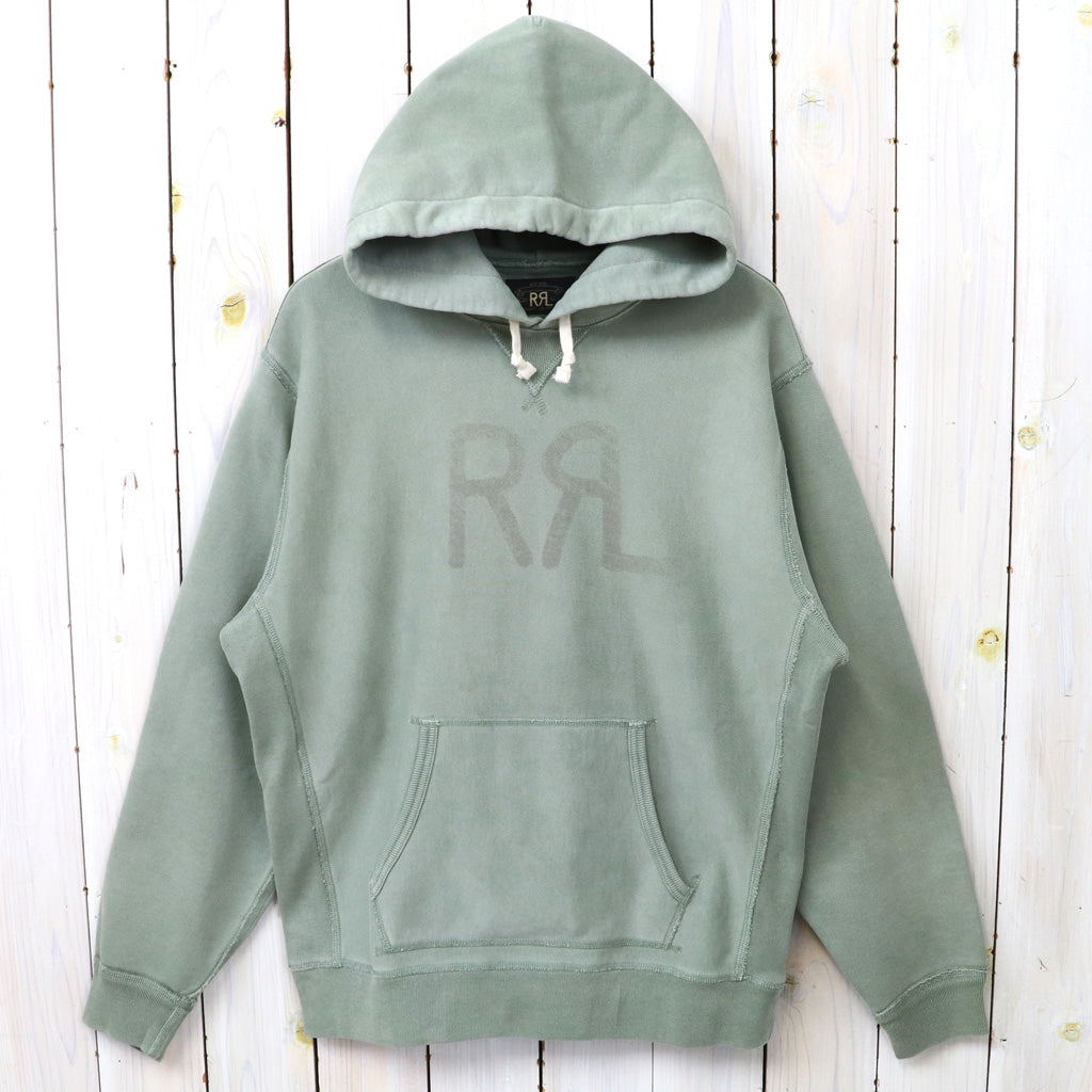 Double RL : Double RL RANCH LOGO HOODIE (FADED MINT)