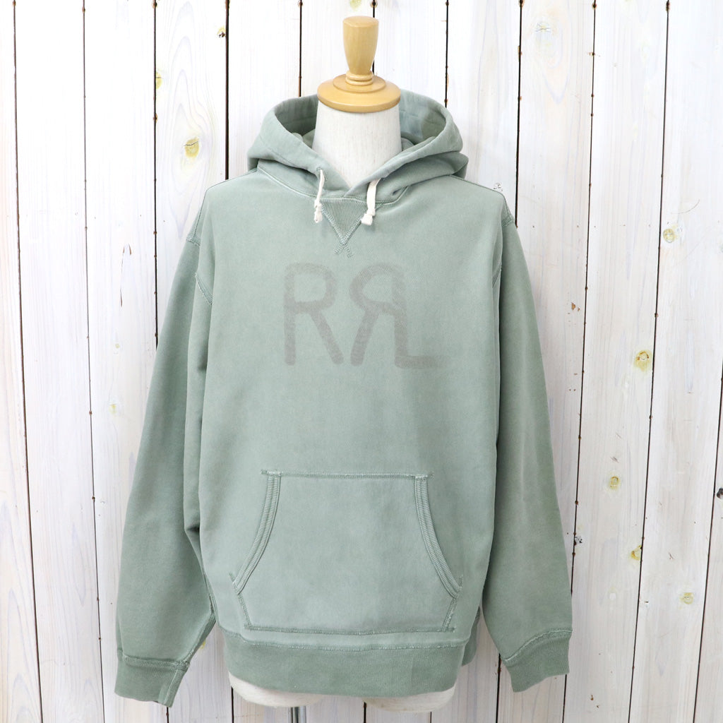 Double RL : Double RL RANCH LOGO HOODIE (FADED MINT)