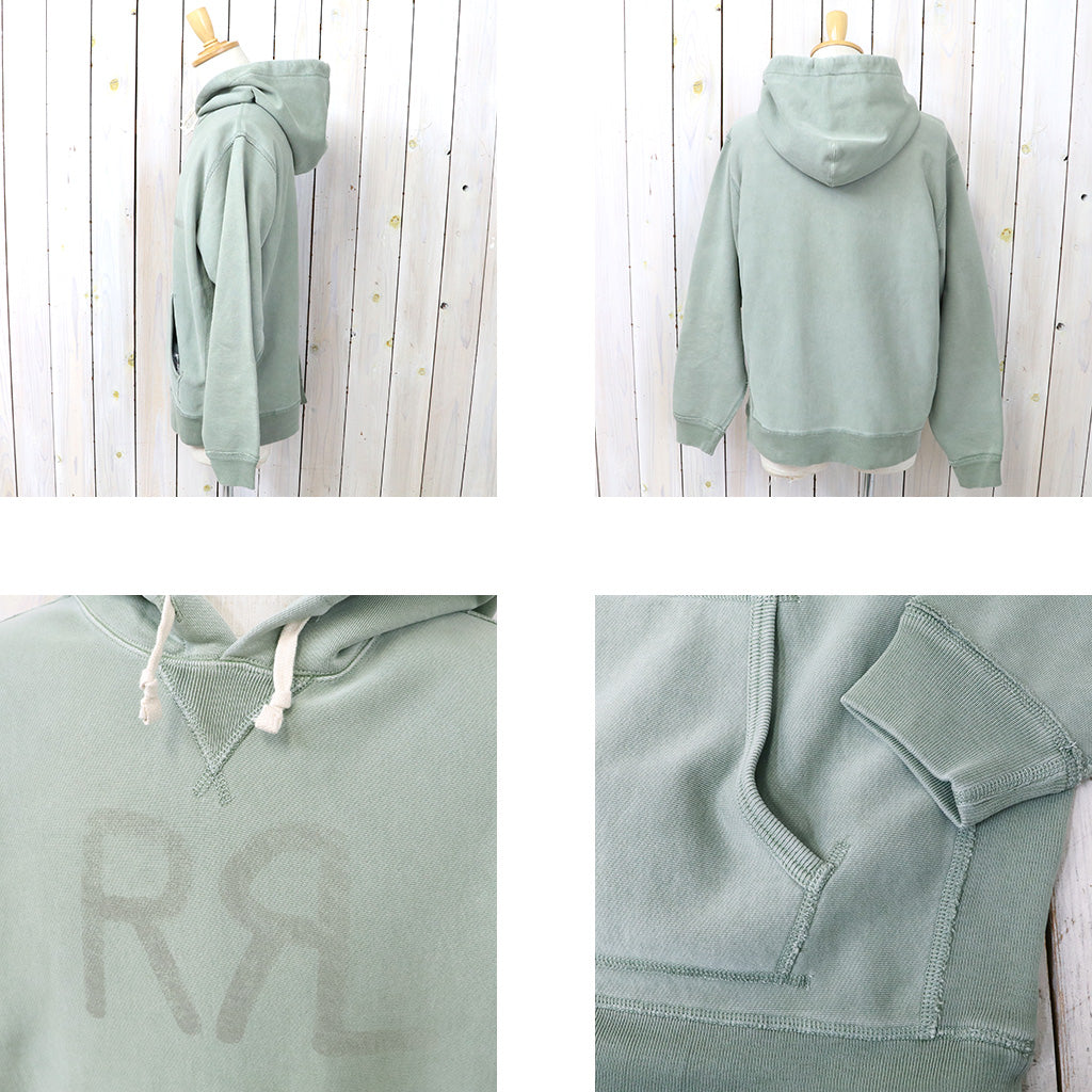 Double RL : Double RL RANCH LOGO HOODIE (FADED MINT)