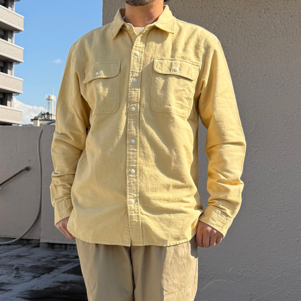 【SALE40%OFF】Double RL : BRUSHED CHAMOIS WORKSHIRT