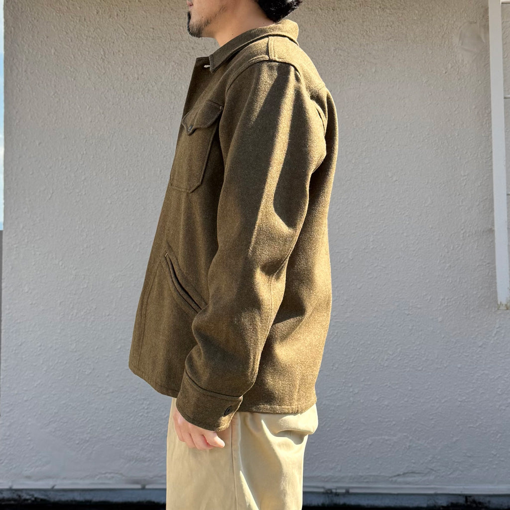 Double RL : WOOLBLEND OVERSHIRT