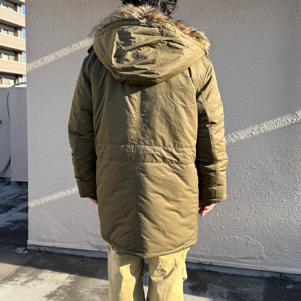 【SALE40%OFF】Double RL : FAKE FUR TRIM TRIM PARKA (VINTAGE OLIVE)