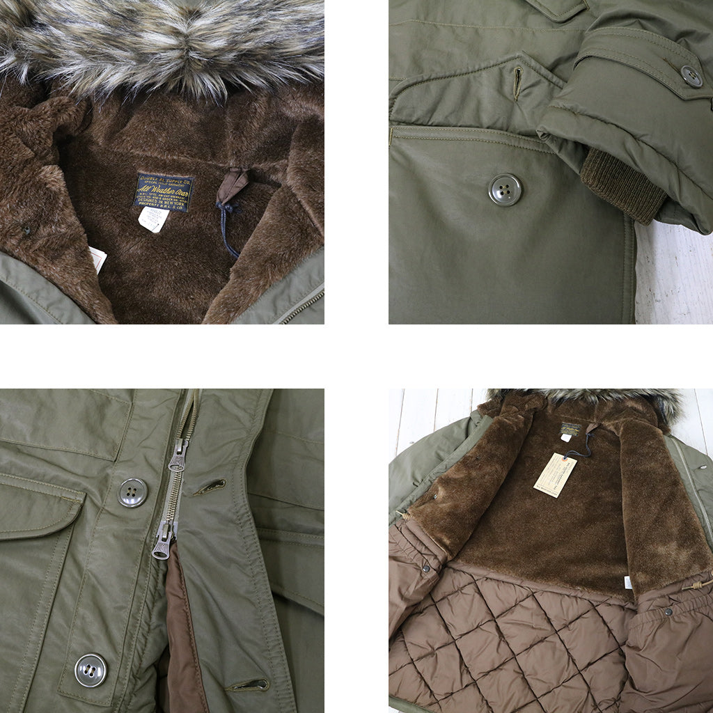 Double RL : FAKE FUR TRIM TRIM PARKA (VINTAGE OLIVE)