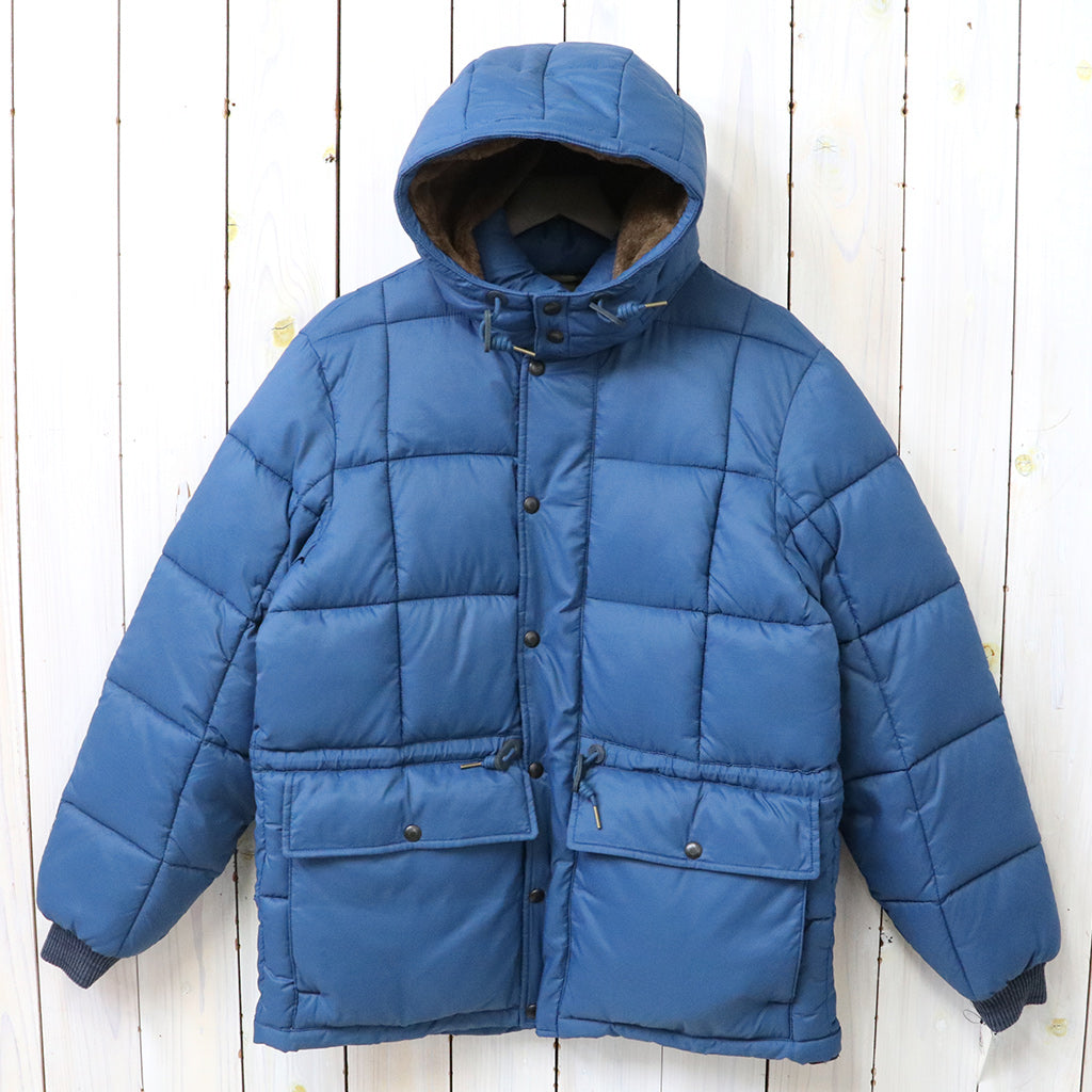 Double RL : QUILTED RIPSTOP HOODED JACKET (VINTAGE BLUE)